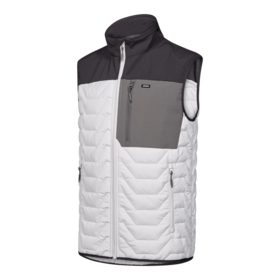 F. Engel - Vest Quiltet 5328 Hvid/antrazitgrå
