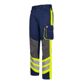 F. Engel - Cargobuks 2870 Blue ink/gul