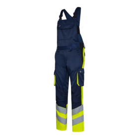 F. Engel - Overalls 3547 Blue ink/Hi-vis gul