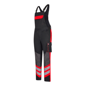 F. Engel - Cargo overalls 3870 Sort/Hi-vis rød