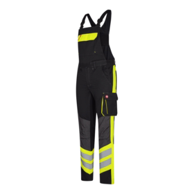 F. Engel - Cargo overalls 3870 Sort/Hi-vis gul
