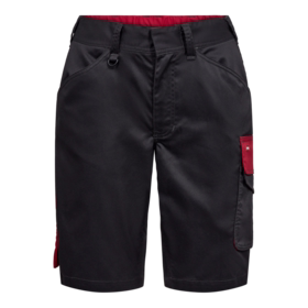 F. Engel - Arbejdsshorts Dame 6816 Antrazitgrå/rød