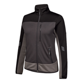 F. Engel - Trøje Midlayer m/lyn Dame 8336 Antrazitgrå/sort