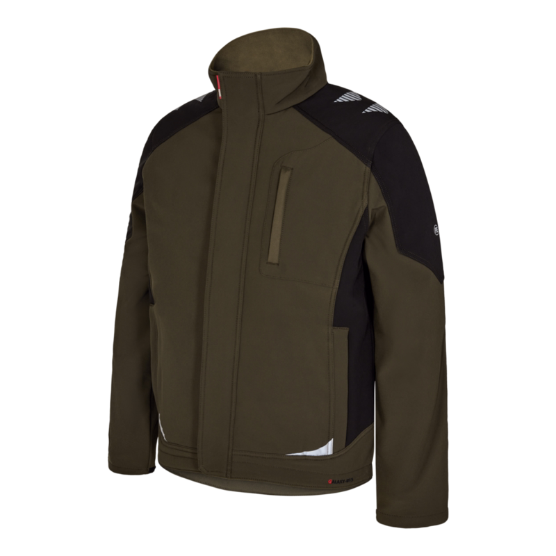 Softshelljakke 8810 Forest green/sort, str. 6XL
