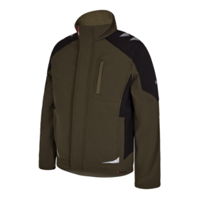 F. Engel - Softshelljakke 8810 Forest green/sort
