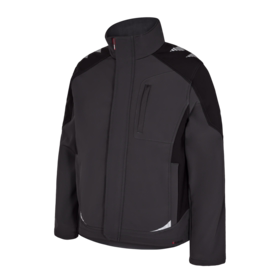 F. Engel - Softshelljakke 8810 Antrazitgrå/sort