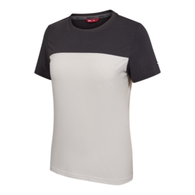 F. Engel - T-shirt Dame 9334 Hvid/antrazitgrå
