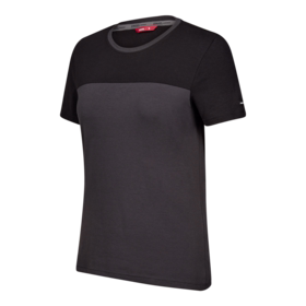F. Engel - T-shirt Dame 9334 Antrazitgrå/sort