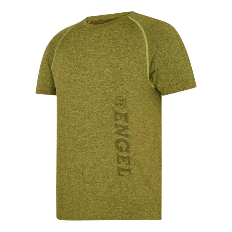 T-shirt sømløs 9060 Limegrøn melange, str. L/XL