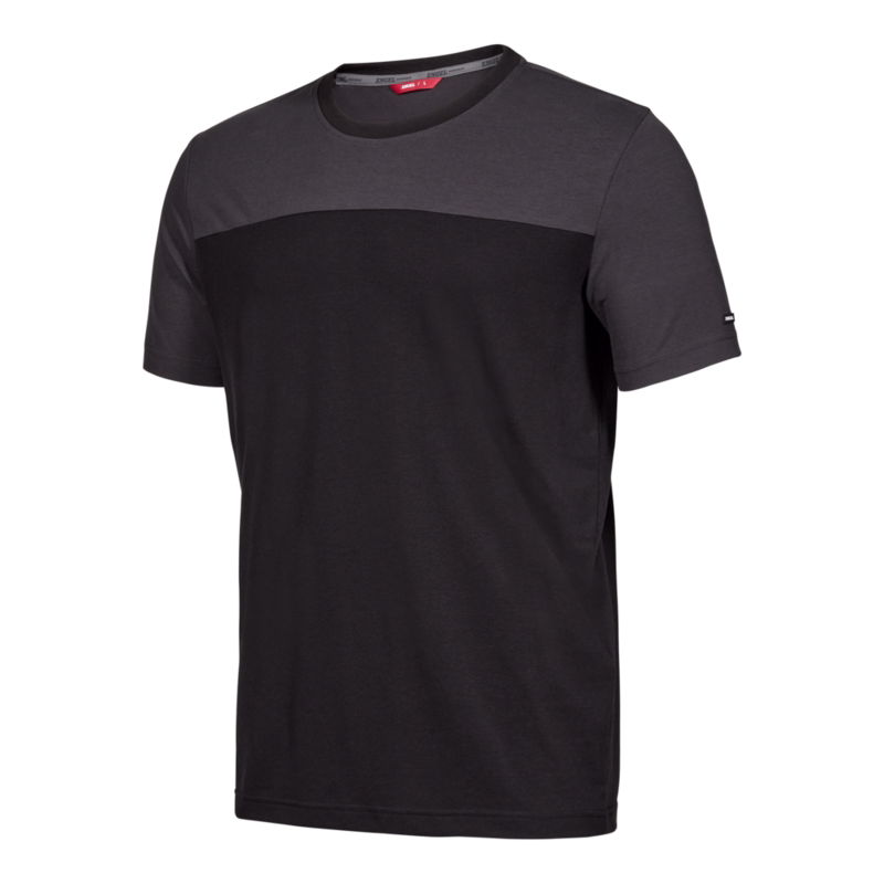 T-shirt 9329 Sort/antrazitgrå, str. M