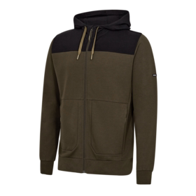 F. Engel - Sweat Cardigan m/hætte 8329 Forest green/sort