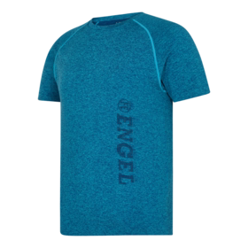 F. Engel - T-shirt sømløs 9060 Turkis melange