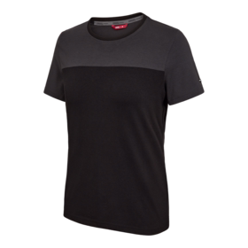 F. Engel - T-shirt Dame 9334 Sort/antrazitgrå