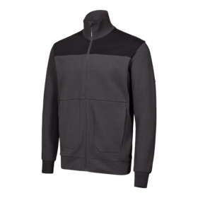 F. Engel - Sweat Cardigan 8328 Antrazitgrå/sort