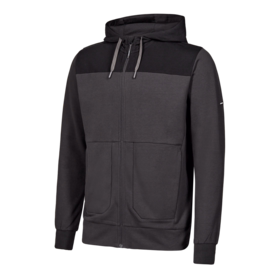 F. Engel - Sweat Cardigan m/hætte 8329 Antrazitgrå/sort