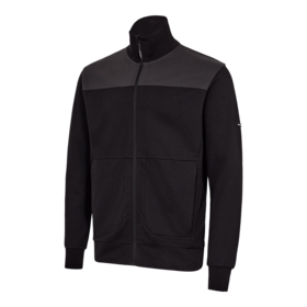 F. Engel - Sweat Cardigan 8328 Sort/antrazitgrå