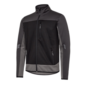 F. Engel - Trøje midlayer m/lyn 8327 Sort/antrazitgrå