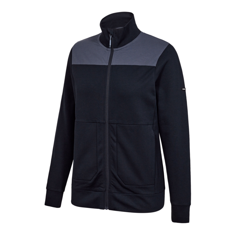 Sweat Cardigan Dame 8335 Deep blue/dark sea, str. L