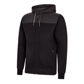 F. Engel - Sweat Cardigan m/hætte 8329 Sort/antrazitgrå