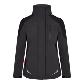 F. Engel - Softshelljakke Dame 8815 Antrazitgrå/sort