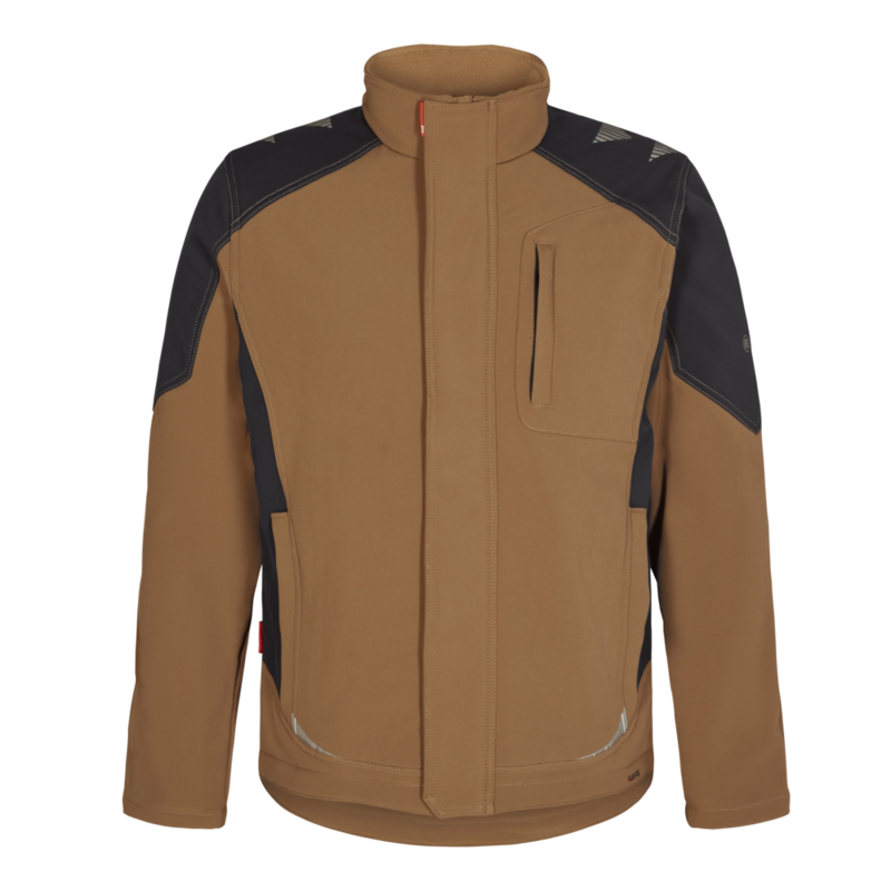 Softshelljakke 8810 Toffee brown/grå, str. 3XL