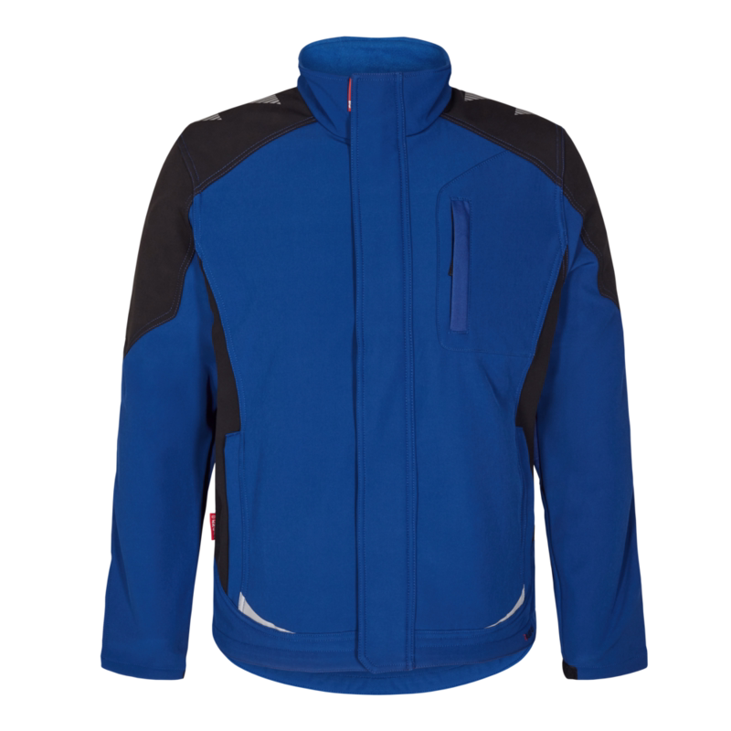 Softshelljakke 8810 Surfer blue/sort, str. 4XL