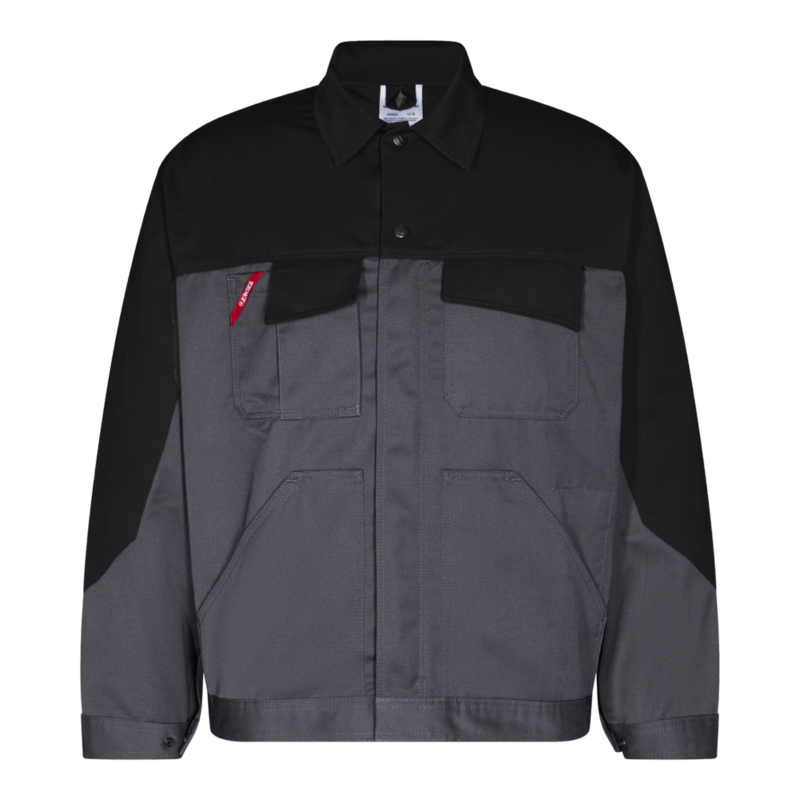 Jakke 1600 Grå/sort, str. 2XL