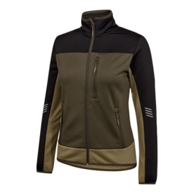 F. Engel - Trøje Midlayer m/lyn Dame 8336 Forest green/sort