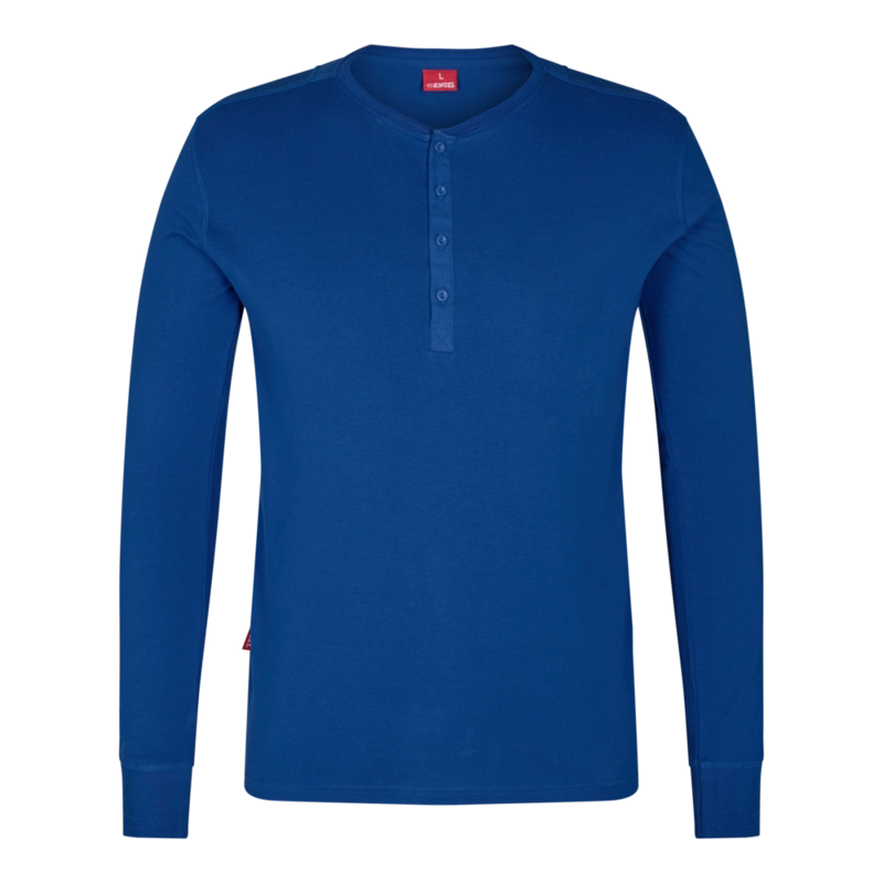 T-shirt Grandad L/Æ 9257 Surfer blue, str. 4XL