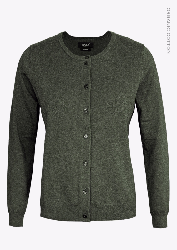 Cardigan Dame Brighton Olive melange, str. S