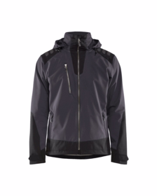 Blåkläder - Vinter softhelljakke 4750 Mørk grå/sort