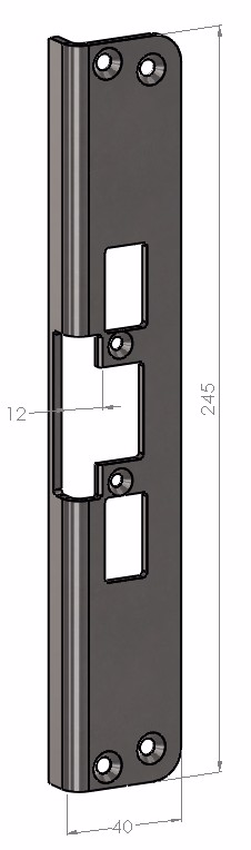 Stolpe t/el-slutblik SA30T-12 t/ES17/19