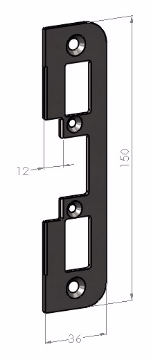 Stolpe t/el-slutblik SA64-12 t/ES17/19