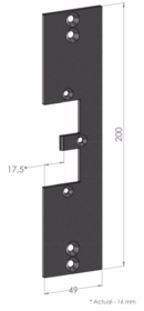 Safetron - Stolpe t/el-slutblik Safetron SC75 t/ES22