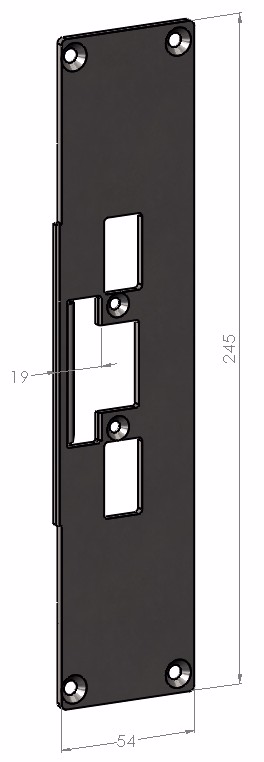 Stolpe t/el-slutblik SA43 t/ES17/19
