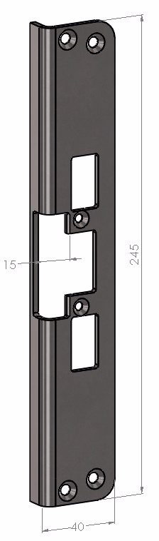 Stolpe t/el-slutblik SA30T-15 t/ES17/19