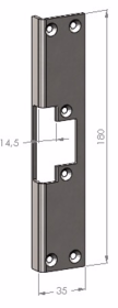 Safetron - Stolpe t/el-slutblik Safetron SA10 t/ES17/19