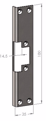 Stolpe t/el-slutblik SA10 t/ES17/19