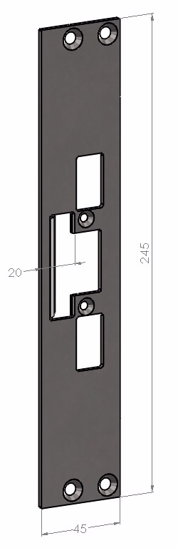Stolpe t/el-slutblik SA31-20 t/ES17/19