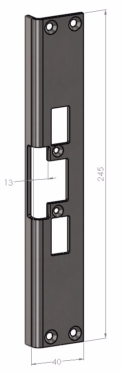 Stolpe t/el-slutblik SA30-13 t/ES17/19