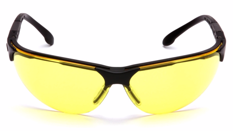 Sikkerhedsbrille Ever-lite Sort stel, Gul