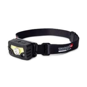 OS - Pandelampe Genopladelig 300 lumen, Sort