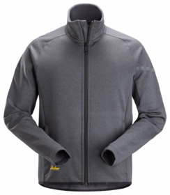 Snickers - Fleecejakke 8051 Steel Grey/Sort