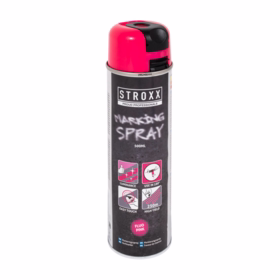 STROXX - Markeringsspray fluorescerende pink, 500 ml