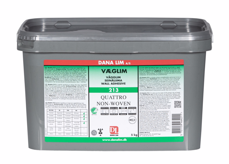 Væg-/væv lim, Quattro 213, 5L