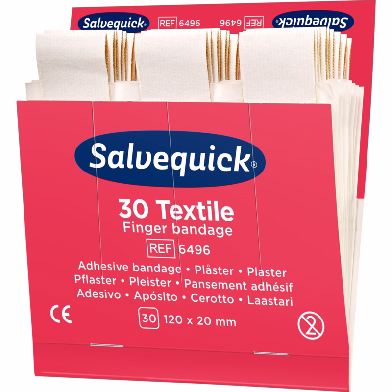 Plaster refill tekstil Ekstra lange 6496, 6x30 stk
