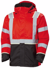 Helly Hansen - Vinterjakke Hi-vis 71355 Rød/sort