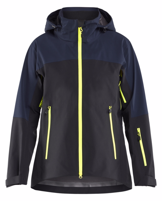 Skaljakke 4708 Dame Marineblå/Hi-vis Gul, str. M