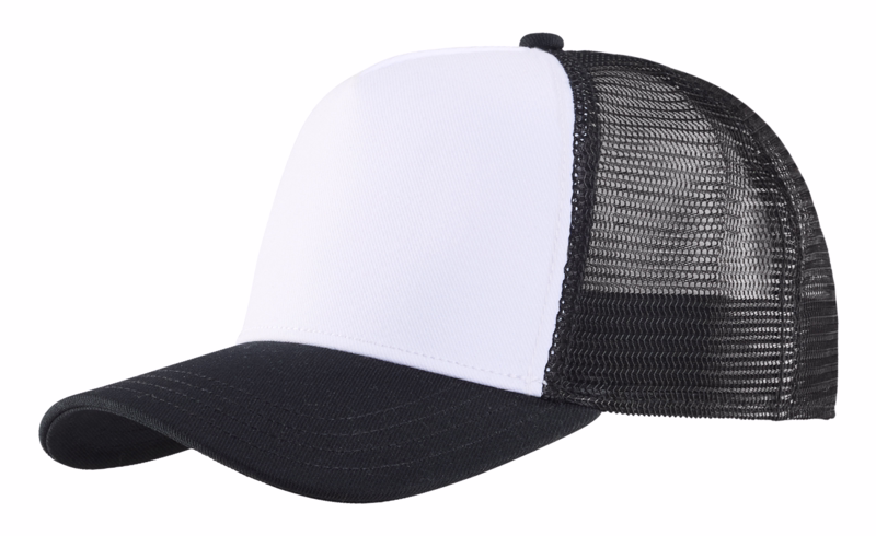 Kasket 2079 Sort/hvid, str. One-size