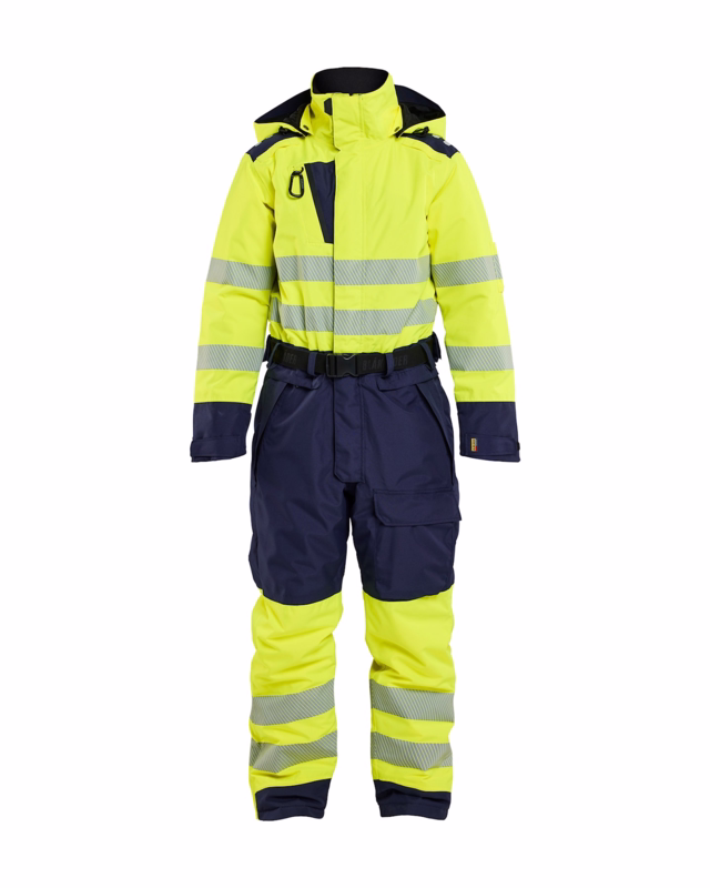 Vinterkedeldragt 6726 Dame Hi-vis gul/marineblå, str. 3XL